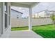 A green backyard with a fence, view from the patio at 16271 Silver Grove Blvd, Winter Garden, FL 34787
