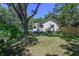 Single-story home with mature trees and a lush lawn, complemented by a wood fence at 1635 Magnolia Ave, South Daytona, FL 32119
