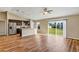 Open concept kitchen with stainless steel appliances and a view of the backyard at 16771 Sw 21St Terrace Rd, Ocala, FL 34473