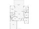 Real estate floor plan showcasing the layout of the home including bedrooms, bathrooms, kitchen, and living spaces at 212 Hazeltine Dr, Debary, FL 32713