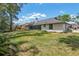 Backyard with mature trees, lush lawn, and privacy fence, perfect for outdoor activities and relaxing at 216 Shady Oaks Cir, Lake Mary, FL 32746