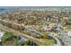 Aerial view of the community with palm trees and a view of the pool at 309 Verona Ave, Davenport, FL 33897