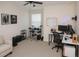Bright, well-lit home office with a desk and electronic drum kit at 900 S Maple Ave, Sanford, FL 32771
