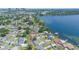 Beautiful aerial view of lakeside homes near downtown Orlando at 1148 Martin L King Dr, Orlando, FL 32805