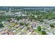 Serene aerial shot showcasing a neighborhood with lush trees and private pools at 1148 Martin L King Dr, Orlando, FL 32805