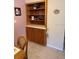 Dining area with traditional wood built-ins for storage at 116 E Palm Way, Edgewater, FL 32132