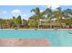Beautiful community pool with well-maintained landscaping and scenic views at 12173 Aztec Rose Ln, Orlando, FL 32827
