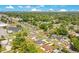Wide aerial shot highlighting neighborhood and city skyline in the distance at 2812 E Michigan St, Orlando, FL 32806