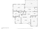 Detailed floor plan of the house showing layout of rooms, dimensions, and overall design at 2812 E Michigan St, Orlando, FL 32806