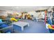 Spacious garage with ample storage, a variety of equipment and workout area at 2812 E Michigan St, Orlando, FL 32806