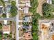 Overhead view of the home and surrounding area at 2850 Tremont Dr, Eustis, FL 32726