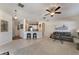 Open-concept layout connects the kitchen with the living area, great for entertaining at 36300 Grand Island Oaks Cir, Grand Island, FL 32735