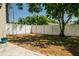 The backyard offers a shaded area from the mature landscaping at 4522 Weeping Willow Cir, Casselberry, FL 32707