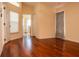 Bright bedroom with hardwood floors, a large window and two large closets at 4522 Weeping Willow Cir, Casselberry, FL 32707