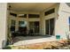 A covered patio includes ample room for entertaining at 4522 Weeping Willow Cir, Casselberry, FL 32707