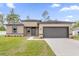 Charming single-story home with a neutral color scheme, well-manicured lawn, and a two-car garage at 601 Marion Oaks Blvd, Ocala, FL 34473