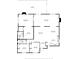 Detailed floor plan illustrating the layout of the residence with bedrooms, living spaces, and kitchen at 7845 Clubhouse Estates Dr, Orlando, FL 32819