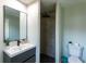 Contemporary bathroom with a walk-in shower, stylish fixtures, and a neutral color palette for a spa-like experience at 8 Palm Dr, Ormond Beach, FL 32176