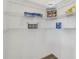 Organized pantry with white wire shelving and stocked with various food items and labeled containers at 1039 Morfontaine St, Daytona Beach, FL 32124