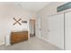 A bedroom featuring a ceiling fan, carpet floors, neutral paint and a large closet at 1103 Lindley Cove Cir, Deland, FL 32724
