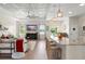 Spacious living area with a combined living and dining area plus kitchen bar, perfect for entertaining at 1103 Lindley Cove Cir, Deland, FL 32724