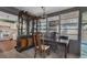 View of the dining area, with vintage furniture at 1136 Lakewood Park Dr, Daytona Beach, FL 32117