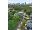 Aerial view of property with brick road in a lush neighborhood at 1521 E Harwood St, Orlando, FL 32803