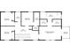 Second floor layout features multiple bedrooms, bathrooms, and walk-in closets for comfortable living at 1521 E Harwood St, Orlando, FL 32803