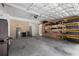 Spacious garage with ample storage shelving and a clean, organized layout at 1521 E Harwood St, Orlando, FL 32803