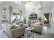Bright living room features high ceilings and large windows, creating an open and airy atmosphere for relaxation at 2712 Lido Key Dr, Kissimmee, FL 34747