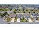 A well-ordered suburban neighborhood displays modern homes with tidy lawns, solar panel installations, and streets lined with shady trees at 308 Buchannan Dr, Davenport, FL 33837