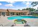 Beautiful pool with spa and spacious patio area for entertaining at 4833 Palm Tree Ct, Windermere, FL 34786