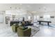 Open floor plan with modern decor, featuring a vaulted ceiling at 5531 Dallas Blvd, Orlando, FL 32833
