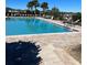 A large community pool is surrounded by lounge chairs and well-maintained landscaping at 604 Sarner Pass Way, Winter Haven, FL 33881