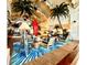 Comfortable lobby area showcasing stylish furniture, unique lighting, and tropical decor at 8001 Sand Bar Dr, Kissimmee, FL 34747