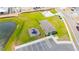 Aerial view of a community playground and picnic shelter for residents at 917 Jackson Ave, Davenport, FL 33837