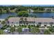 Aerial view of lakeside condos, showcasing prime waterfront location and convenient parking at 200 Maitland Ave # 153, Altamonte Springs, FL 32701