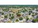 Community aerial view showcasing the property's proximity to green spaces and neighborhood amenities at 2848 Wilshire Rd, Clermont, FL 34714