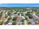 Charming neighborhood aerial view, showcasing the home's location and surrounding community at 2848 Wilshire Rd, Clermont, FL 34714