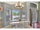 Bright dining area with a backyard view, ideal for casual dining at 2848 Wilshire Rd, Clermont, FL 34714
