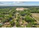 Expansive aerial view of the neighborhood showcasing the surrounding trees and the future development in the distance at 3790 Ne 22Nd Ave, Ocala, FL 34479
