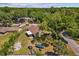 Spacious backyard featuring mature trees, a fenced perimeter, and ample space for outdoor activities and relaxation at 3790 Ne 22Nd Ave, Ocala, FL 34479