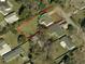 Aerial view showcasing the property's layout, spacious yard, and neighborhood surroundings at 637 Ash Ave, Daytona Beach, FL 32117