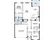 Detailed floor plan featuring 3 bedrooms, 2 bathrooms, 2-car garage, and a cozy lanai at 738 Pointe Emerson Blvd, Apopka, FL 32703