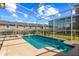 Relaxing pool area with screen enclosure and spa at 9179 Sommerset Hills Dr, Davenport, FL 33896