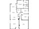 Floor plan showcasing the layout of the home, including the bedrooms, bathrooms, and living spaces at 1151 Chessington Cir, Lake Mary, FL 32746