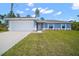 Charming single-story home with an attached two-car garage and a pristine, well-maintained lawn at 17787 Sw 22Nd Ave, Ocala, FL 34473