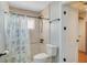Bathroom featuring a shower, toilet, and bronze fixtures at 2990 Mallard Dr, Deltona, FL 32738