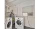 Functional laundry area with washer, dryer, and hot water heater at 315 Tulane Dr, Altamonte Springs, FL 32714