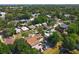 Aerial perspective of apartments nestled amongst trees in a neighborhood setting at 702 E Church St # 3, Orlando, FL 32801